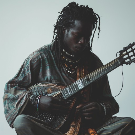 This vibrant afrobeat song combines the traditional west african rhythms with the enchanting melodies of the kora, creating an uplifting and irresistible fusion. The steady, pulsating beats are accentuated by the intricate plucking of the kora strings, weaving a tapestry of joy and celebration. The lively percussion, featuring congas, djembes, and shakers, adds an extra layer of depth and texture to the arrangement. Perfect for dancing and festive occasions, this instrumental track captures the essence of afrobeat while showcasing the beauty of the kora.