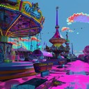 whimsical circus meets powerful metal riffs extravaganza.