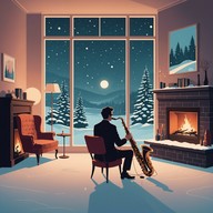 soft festive sounds in elegant lounge