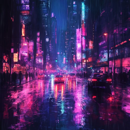 A track filled with haunting synths, driving basslines, and a chilling ambience that transports listeners to a futuristic dystopia. The song builds tension through layering eerie melodies with tight, machine like rhythms, evoking images of neon lit cities and silent, shadowy figures.