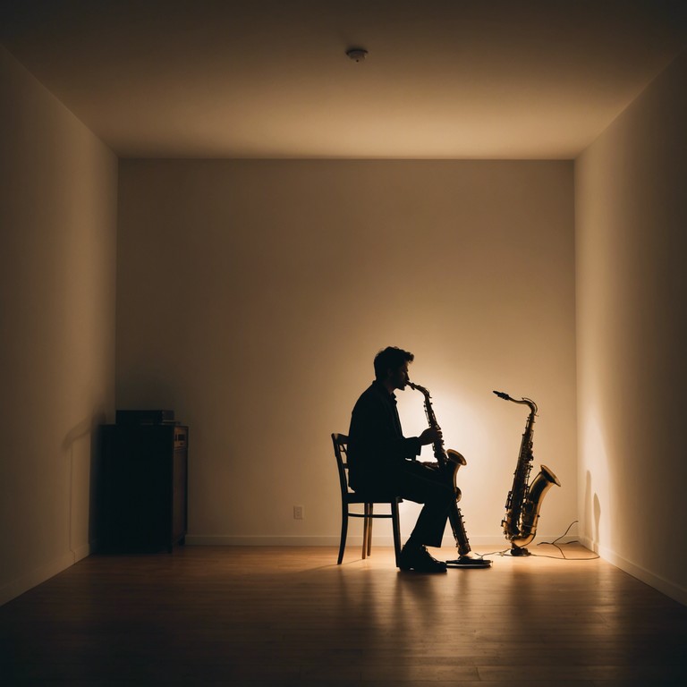 Crafting a gentle blend where the warm, deep tones of a saxophone meet the serene flow of soul music, this composition offers a meditative retreat into the calm of the night.