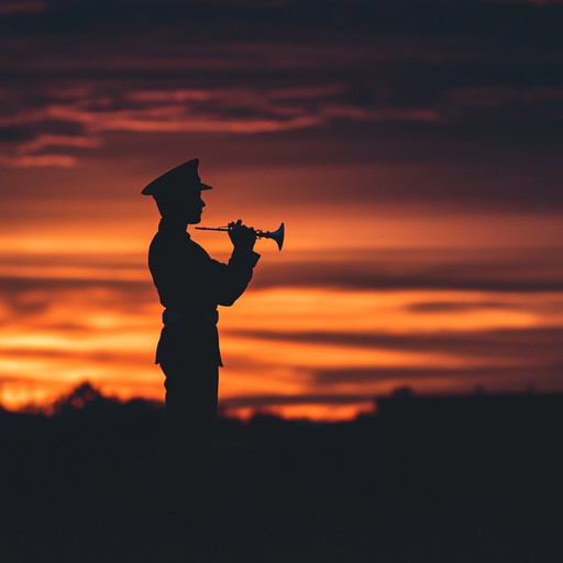 This instrumental piece offers a solemn tribute to the brave soldiers who have given their lives in war. Through the haunting tones of the bugle, the composition delves deep into themes of loss, honor, and remembrance, evoking strong emotions and providing a moment for reflection on the true cost of conflict.