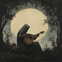 a dark whimsical folk instrumental with enchanting, haunting melodies