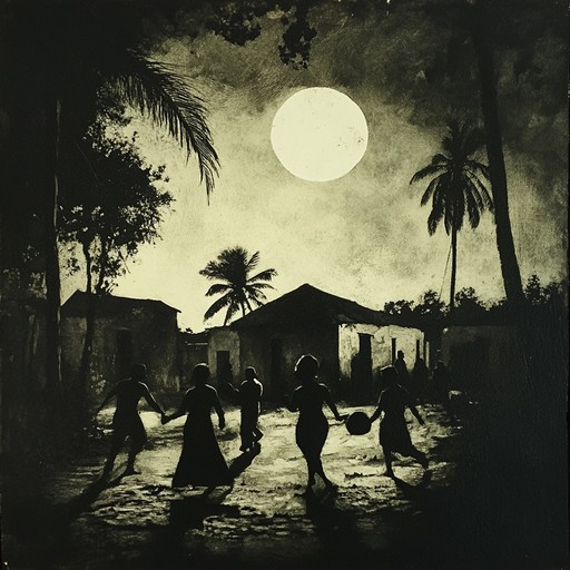 This instrumental piece features an eerie fusion of traditional afro cuban percussion and ethereal melodies. The suspenseful rhythms and ghostly sounds craft a mysterious atmosphere, evoking the spirits of cuban folklore.