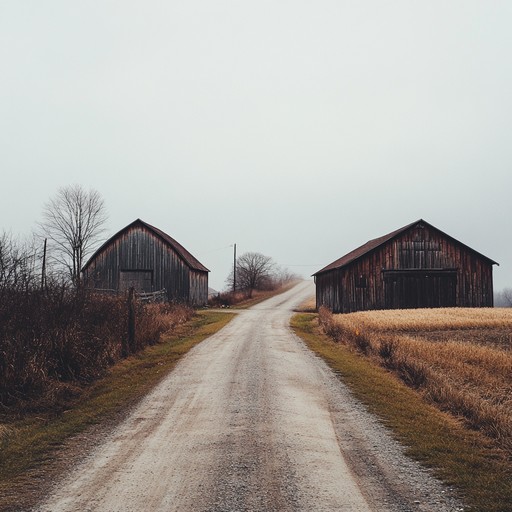 Capture the essence of a solitary journey back to familiar, dust laden paths of rural americana. Gentle acoustic strumming, mellow harmonica, and subtle strings underscore a deep sense of longing and belonging. The melody evolves, blending soulful simplicity with poignant harmonies evoking an emotional, reflective atmosphere