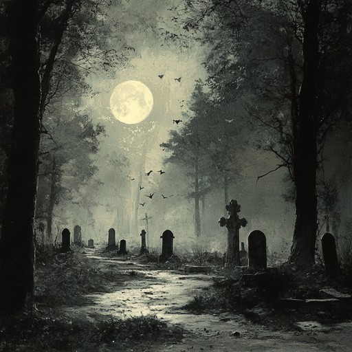 An instrumental piece that combines serene, tranquil melodies with gothic darkwave textures, creating an atmosphere of calm reflection with a touch of eerie melancholy