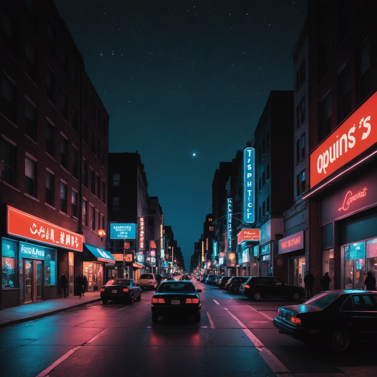 Imagine cruising through a futuristic cityscape as pulsating beats and ethereal synths of the electric piano drive a soundtrack that merges the nostalgic past with a bright, optimistic future. The music captures the essence of innovation and the hustle of city life at night.