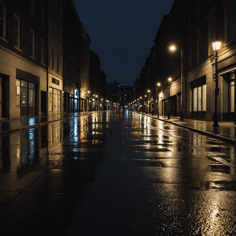 This track embodies the essence of a quiet, reflective night in the city, where the subdued beats of uk garage blend seamlessly with the undercurrent of urban life's melancholic moments. Sombre synths echo like distant streetlights reflecting on wet asphalt, creating an atmosphere of introspection and urban solitude.