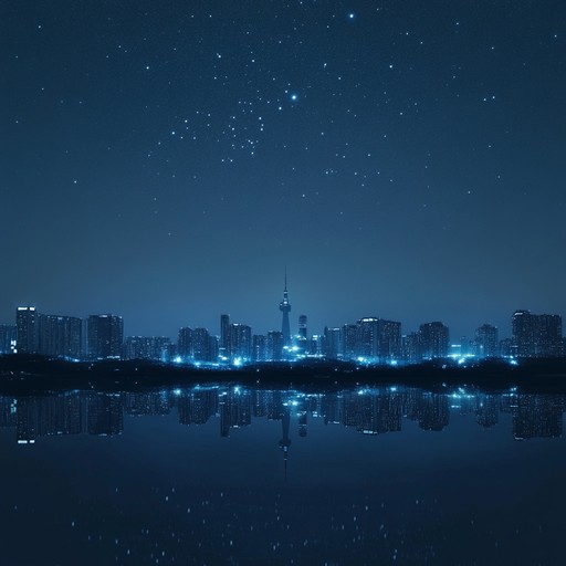 An instrumental k pop piece that captures the peaceful ambiance of seoul at night, with gentle melodies and soothing rhythms that evoke calmness and serenity.