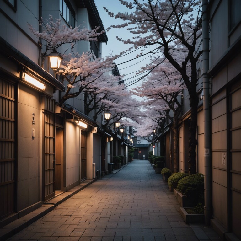 This tranquil instrumental piece captures the serene and mystical atmosphere of a peaceful tokyo evening. Delicate koto strings gracefully intertwitch with modern synthesizer harmonies to create a soothing escape into a world of calm and beauty.