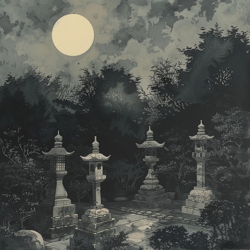 Alternative: delve deeper into the spiritual journey with this serene blend of mystical shamisen tunes and ambient textures, designed to uplift and inspire introspection, particularly suited for reflective moments in anime.