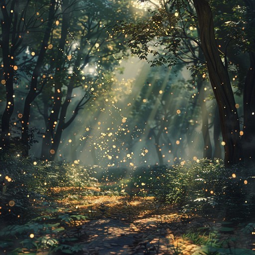 A soothing instrumental track that transports children to a dreamy forest filled with gentle fairies and the sound of nature. The music flows like a gentle stream, providing a calming and magical soundscape ideal for winding down.