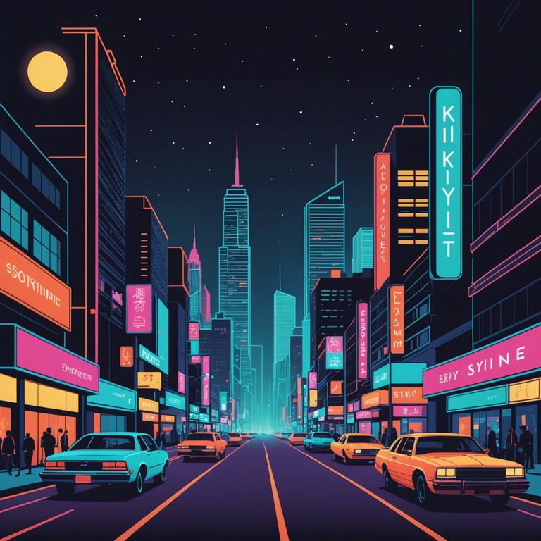 This track combines the essence of bustling city life with the reflective and smoothly rhythmic sounds of trip hop. Perfect for evoking the feel of a nightly urban exploration, it captures the vibe of illuminated skyscrapers and busy streets softened by a mellow groove.