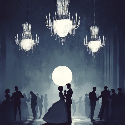 An instrumental swing track that embodies the sophistication of a graceful dance under the moonlight, featuring lush melodies and smooth rhythms that transport listeners to a timeless and elegant ballroom scene