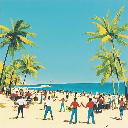 Uplifting and joyful latin jazz that brings the warmth of rio's sunny beaches to life through energetic samba rhythms, vibrant brass, and lively piano. Ideal for sunny day celebrations.