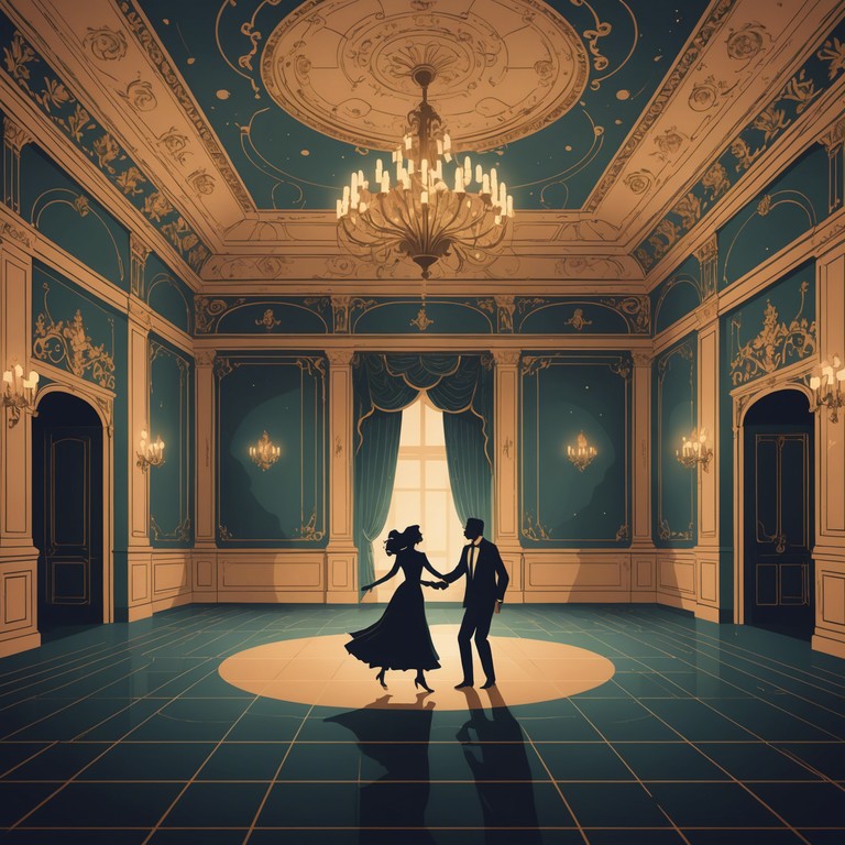 An instrumental that paints a picture of a slightly dimmed ballroom where remnants of joy are entwined with layers of sadness, urging dancers to sway in a half forgotten ritual of joy and melancholy.