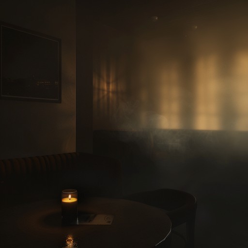 A haunting melody floats through a smoky, dim lit lounge, carried by the subtle, yet seductive tones of a jazz saxophone. The sound is both hypnotic and unsettling, creating an atmosphere rich with mystery and allure. The melody weaves through shadows, perfect for those deep, introspective nights.