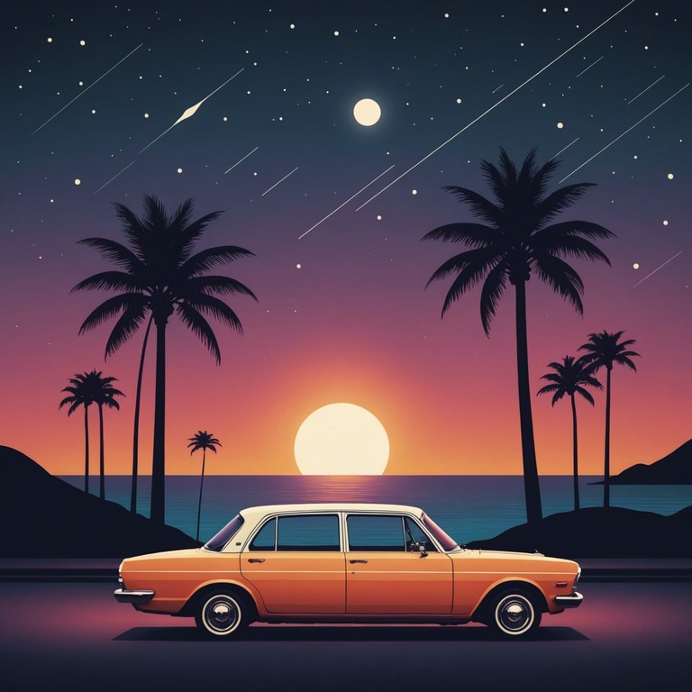 This song should evoke the warm, nostalgic feelings of summer nights in the 70s, blending classic funk rhythms with a touch of modern production techniques to create a timeless yet contemporary feel. The melody should be catchy and evoke images of disco balls and roller skates, with a bassline that makes you want to move.