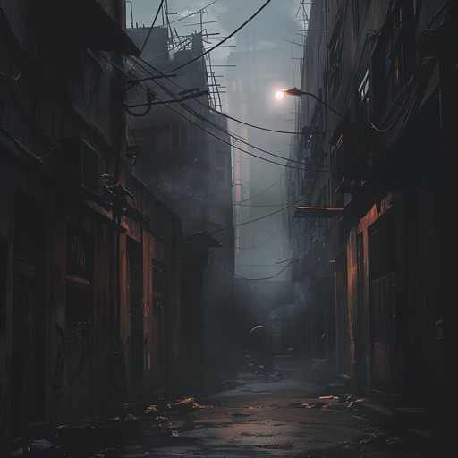 An unsettling instrumental combining gritty beats with eerie synths and deep basslines, crafting a haunting atmosphere suitable for urban horror storytelling. Emphasizes tension and anticipation, perfect for dark narrative contexts.