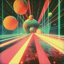 uplifting synthwave melodies with motivating and energetic beats