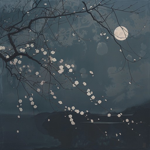 A gentle, sweet instrumental track that captures the essence of a quiet romantic evening under blossoming sakura trees. The piece evolves with beautiful, soothing melodies on the piano, accompanied by soft strings, creating a heartfelt and intimate atmosphere perfect for evoking feelings of love and nostalgia.