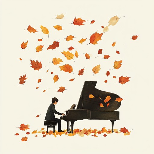 A delicate piano piece that gently explores themes of heartache and cherished moments. The melody softly navigates through scenes of love lost, cradled by the rustling autumn leaves, capturing the essence of a solitary romantic evening.