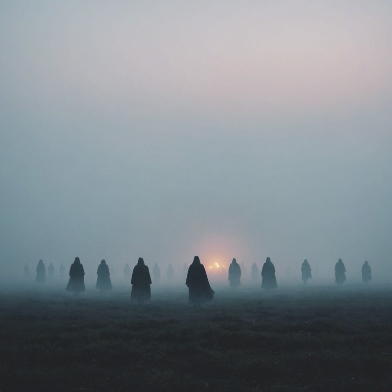 Imagine an early morning where the fog lifts slowly to reveal the ghostly figures of soldiers long gone, yet their presence is felt through the enigmatic and disciplined sounds of this track. The combination of slow, resonant flute melodies with the structured rhythm of military might evokes a sense of respect and remembrance for those who fought silently in forgotten times.