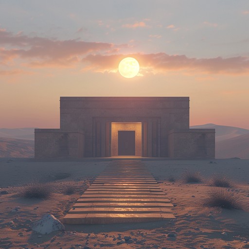 A soothing spiritual journey inspired by middle eastern landscapes. Utilizing the enchanting sounds of the oud, the music creates a space for deep meditation and reflection. The composition weaves mystical harmonies and gentle rhythms that transport the listener to ancient desert temples, invoking a sense of spiritual calmness and introspection.