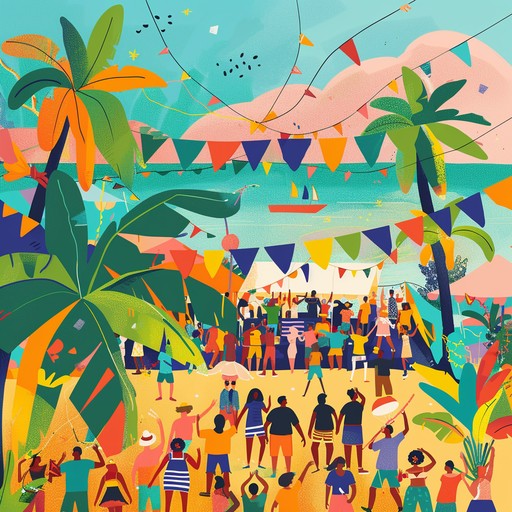 An upbeat calypso tune featuring lively steel drum sounds and dynamic, rhythmic patterns that convey the energy of a tropical festival. Expect to be transported to a sun soaked island where the air is filled with joy and celebration.