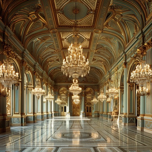 Step into a grand palace where regal melodies soar through opulent halls. This epic baroque instrumental weaves intricate counterpoints and grand themes, creating an atmosphere of majestic splendor and historical grandeur.