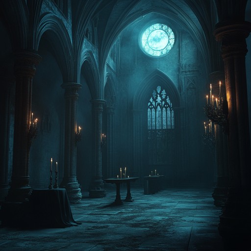 Calm and mysterious, this ambient track fuses gentle piano chords with dark, ethereal elements to create a meditative and slightly eerie atmosphere. Ideal for late night contemplation or tranquil moments in a serene, gothic setting.