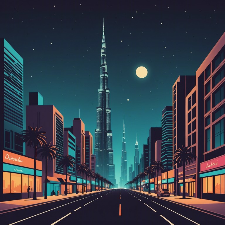 The track uses the hypnotic oud against a backdrop of electronic chillstep, creating a soundscape that symbolizes the blend of dubai's rich historical roots with its pulse pounding present.