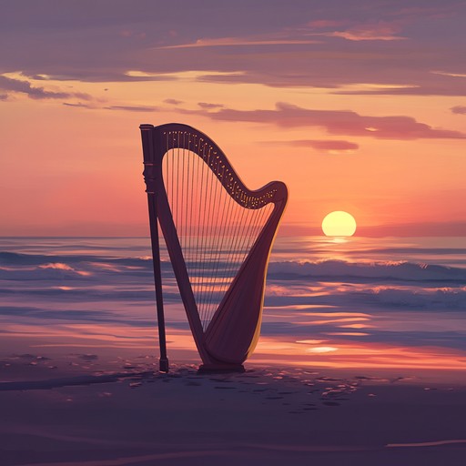 Experience a serene and whimsical journey by the shore, where gentle ocean waves and melodic flourishes blend to create a captivating and tranquil capriccio.