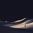 sonic portrayal of nightfall in barren sands