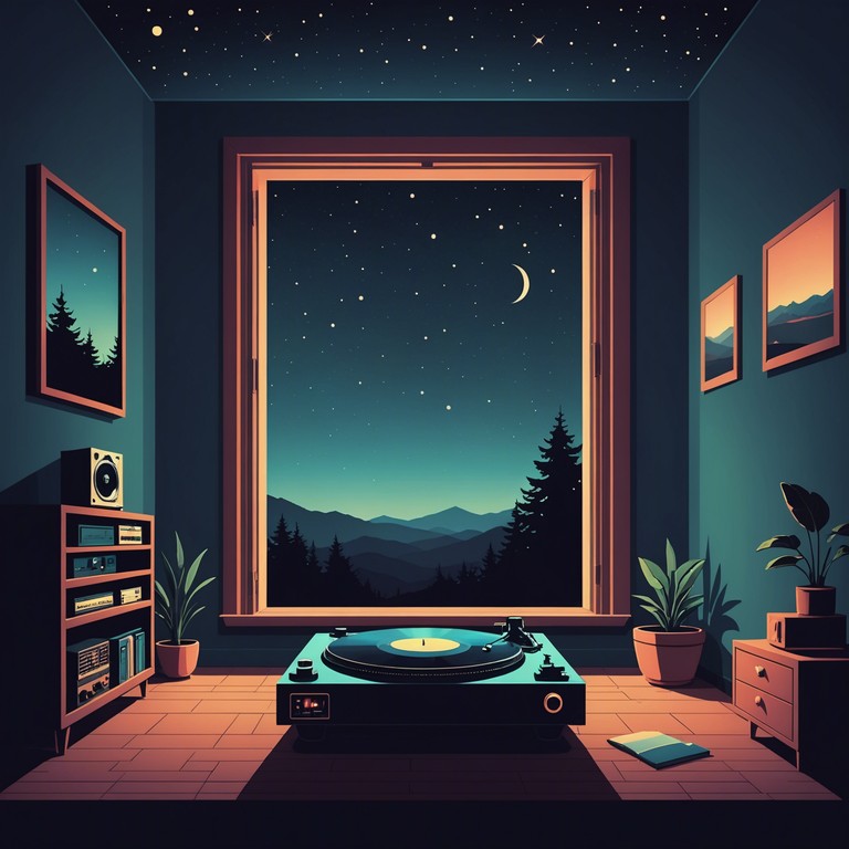 This track evokes the essence of solitude and introspection through mellow lofi beats. As shadows lengthen and the evening sets in, the soft pulses of electronica invite listeners into a world of past, not forgotten but subtly lingering in the conscious mind. The music serves as a backdrop for pondering life's ephemeral moments, making it perfect for late night studying or unwinding after a long day.