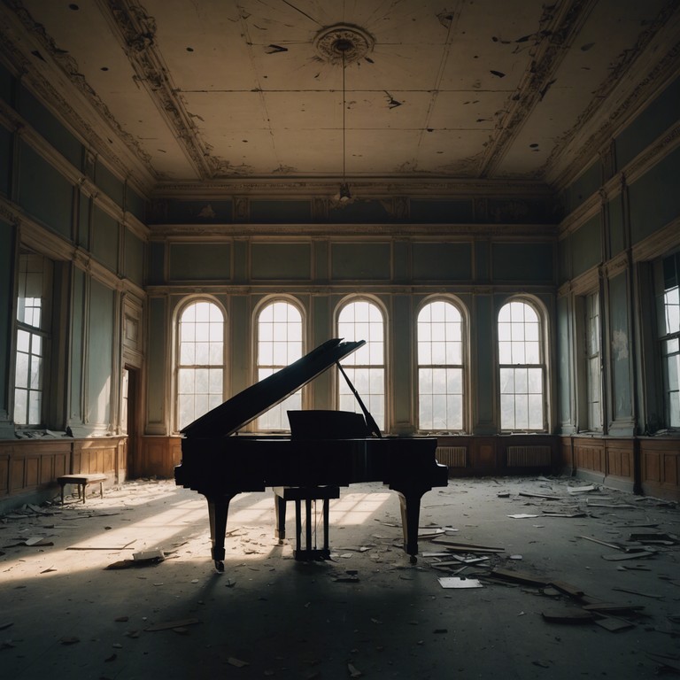 This ballad revolves around the haunting, yet beautiful piano melodies that capture a journey of memories and remorse. The composition is designed to resonate deeply with the listener, invoking a sense of solitude and introspection. The piece flows like a series of whispering memories that are both beautiful and sorrowful, with each note meticulously crafted to tug at the heartstrings.