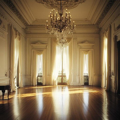 This track transports listeners to an era of refined sophistication and grace. Through flowing piano lines and warm, lush harmonies, the composition conjures vivid memories of candlelit rooms, ornate decor, and stately dances. The music gently swells, capturing the bittersweet beauty and delicate charm of a time long past.