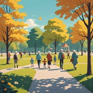 uplifting melody with nostalgic elements