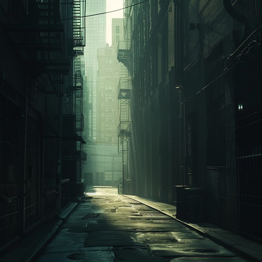 Haunted city paths navigates an eerie night with nuanced guitar textures, haunting bass, and minimal beats, crafting a soundscape full of suspense and anxiety.