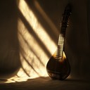 a stirring, tense hindustani instrumental evoking suspense.