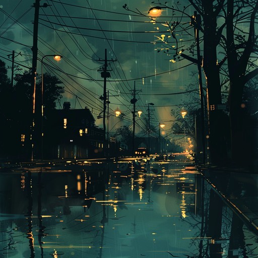Gently pulsing basslines intermix with atmospheric synths and soulful guitar licks, creating a serene yet groovy soundscape evoking the feeling of a late night urban serenade. Perfect for winding down while enveloped in warm, nostalgic vibes.