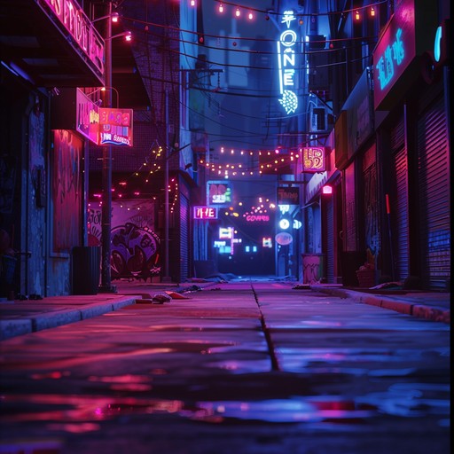 A melancholic deep house piece that echoes the loneliness of urban environments at night, using somber synths and rhythmic beats to create an eerie yet reflective atmosphere.