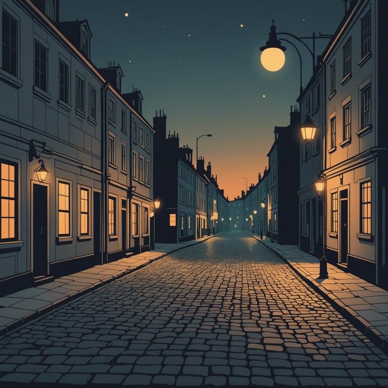 This track features the intriguing blend of traditional tango rhythms with a dark, atmospheric twist, designed to transport listeners to a moonlit dance floor on an old cobblestone street. The music encapsulates the essence of a midnight rendezvous, perfect for a dramatic dance scene.