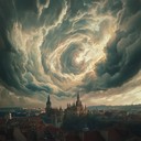 dramatic baroque symphony with dark, stormy undertones