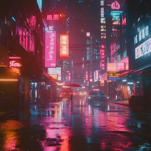 A journey through digital nightscapes where neon lights flicker, creating a haunting sense of lost futures and unfulfilled desires. The synths paint a picture of a world both futuristic and nostalgic, pulling at the heartstrings with every note.