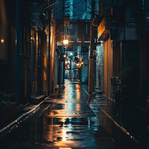 Experience an intense chase in the urban jungle under midnight skies. Eerie synths and pounding rhythms suggest a thrilling and dangerous pursuit through shadowed streets.