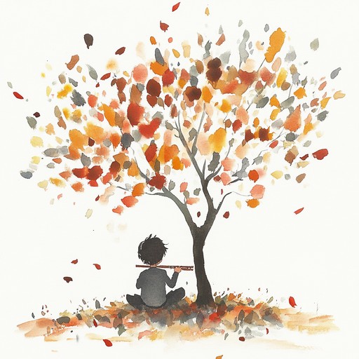 A gentle track that brings to life the whimsical nature of autumn through soft, melodious flute music, bringing a sense of calm and happiness, perfect for a children's storytime or a peaceful afternoon naptime.