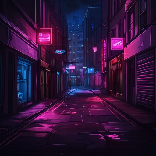 An instrumental chill edm track that evokes the serenity of a late night cityscape, blending soothing synth pads with gentle electronic rhythms and subtle atmospheric textures.