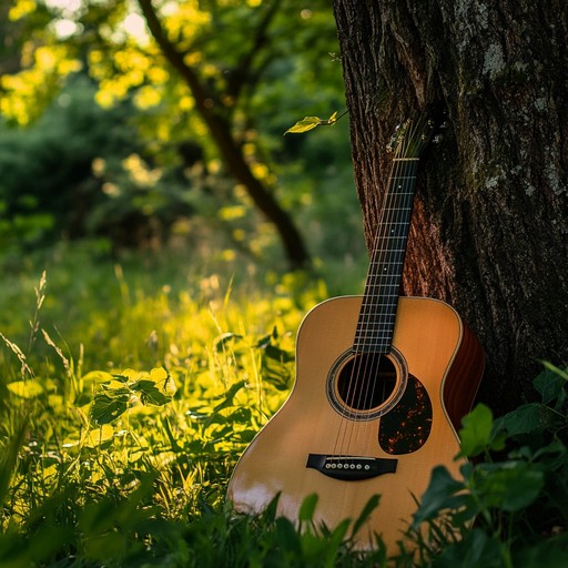 A serene and elegant folk instrumental, capturing the essence of a peaceful summer's day in a quiet meadow. The melody gently flows like the breeze through tall grass, invoking harmonious simplicity and natural beauty