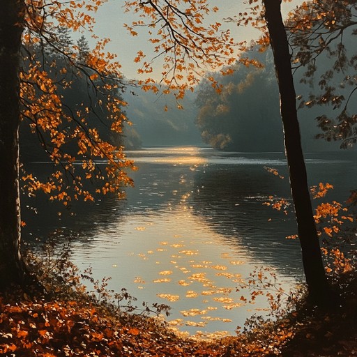 This reinterpretation leads the listener down a path lined with memories of cool autumn days, quiet reflections by a lakeside, and the soft rustle of leaves, all carried forth by the soothing sounds of a solitary harp